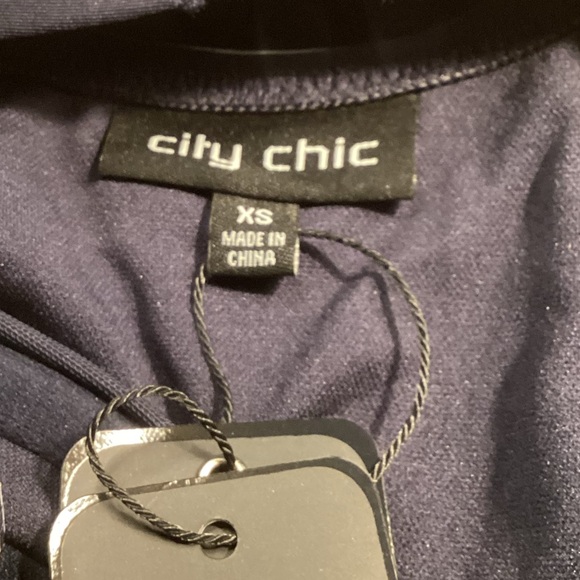 NWT CITY CHIC STRIPE TANKINI - Picture 8 of 16